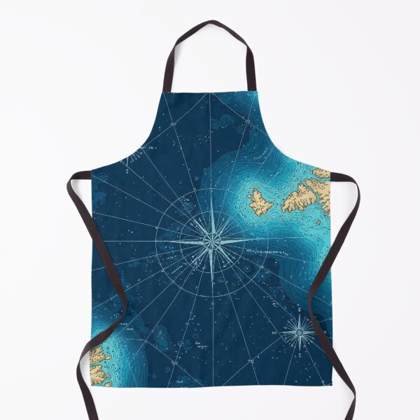 Item preview, Nautical Compass Chart designed and sold by Kaleidoscope Print.