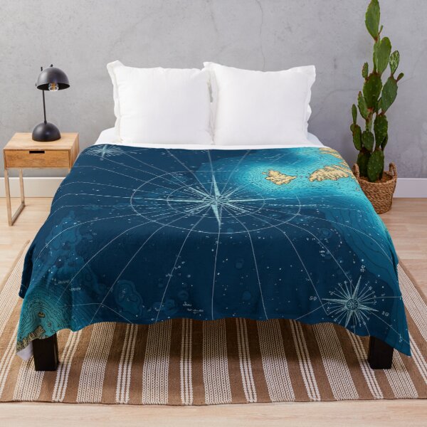 Item preview, Nautical Compass Chart designed and sold by Kaleidoscope Print.