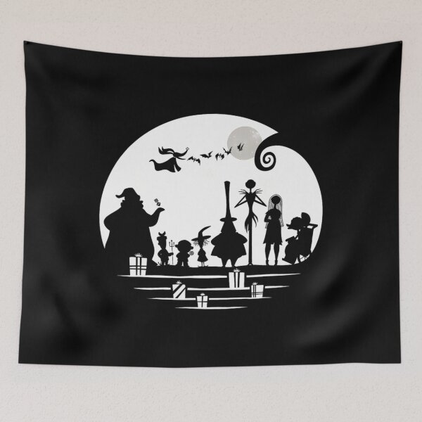 Item preview, Spooky Holiday Town Silhouette designed and sold by ytrgpbqutg53.