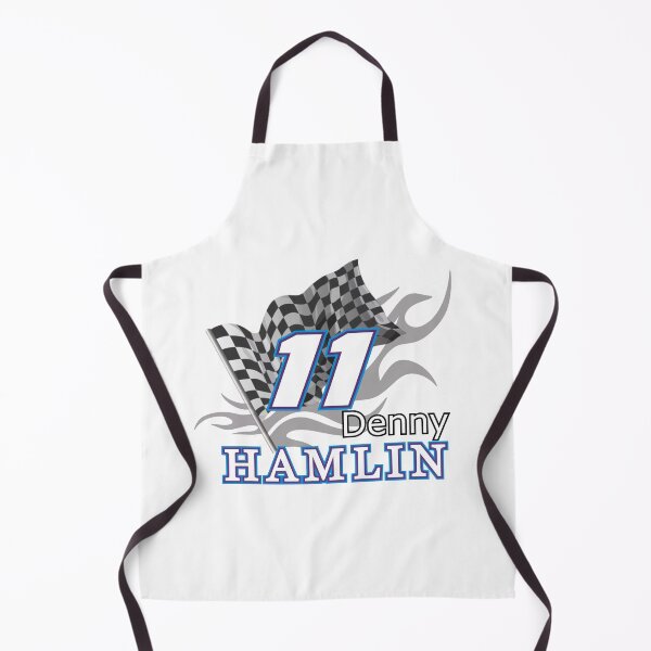 Item preview, Denny Hamlin - Flag and Flames designed and sold by TracksideTeesShop.