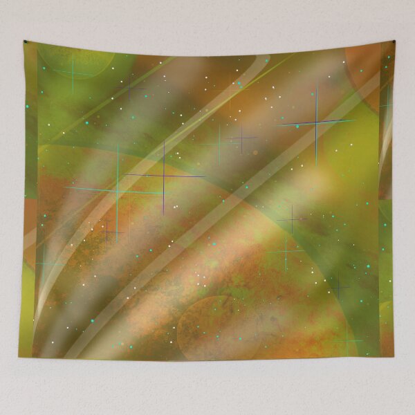 Item preview, "Golden Galaxy: Stars with Color" designed and sold by Spaceart9.