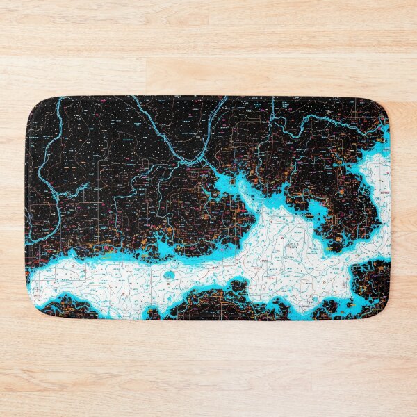 Item preview, Neon Night Atlas designed and sold by Kaleidoscope Print.
