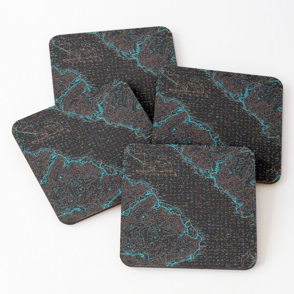 Item preview, Neon Terrain Grid designed and sold by Kaleidoscope Print.