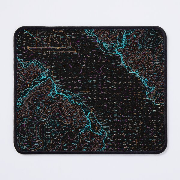 Item preview, Neon Terrain Grid designed and sold by Kaleidoscope Print.
