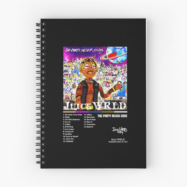 Artikelvorschau, Juice Wrld – Die Party endet nie entworfen und verkauft von Stephencurry2x.