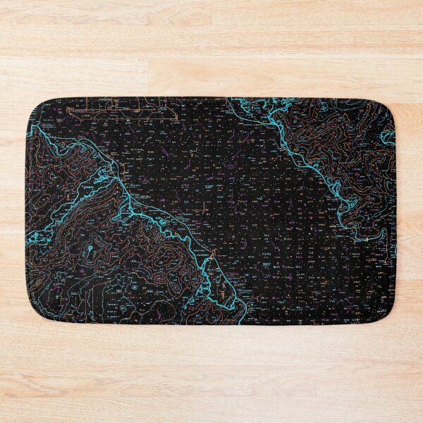 Item preview, Neon Terrain Grid designed and sold by Kaleidoscope Print.