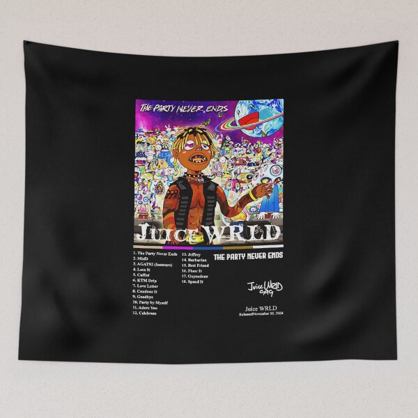 Item preview, Juice Wrld-The Party Never Ends  designed and sold by Stephencurry2x.