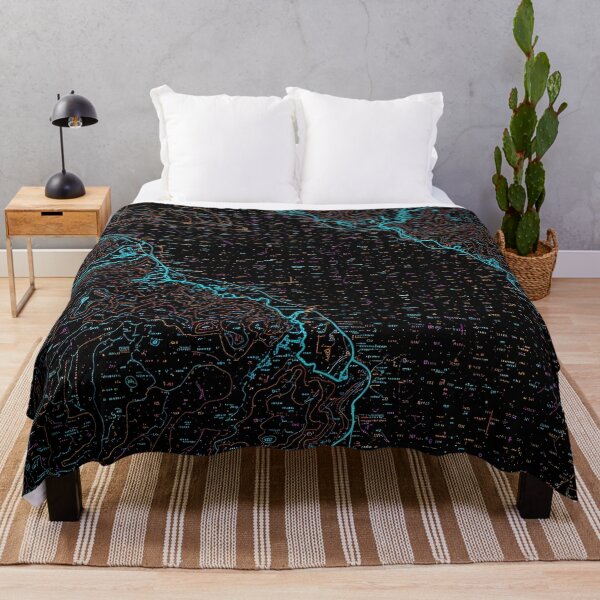 Item preview, Neon Terrain Grid designed and sold by Kaleidoscope Print.