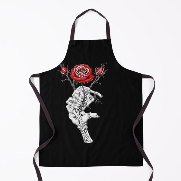 Item preview, Vintage Skeleton Hand With Red Rose designed and sold by glbponrquei96.