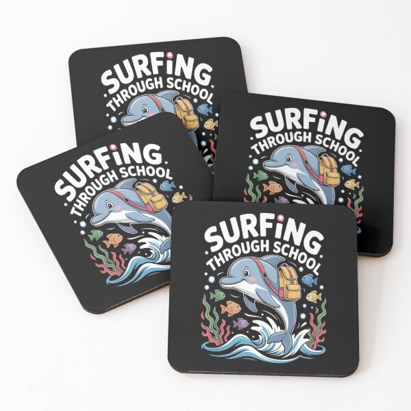 Item preview, Surfing Through School Adventure Oceanic Learning Journey Back To School designed and sold by StuffNestie.