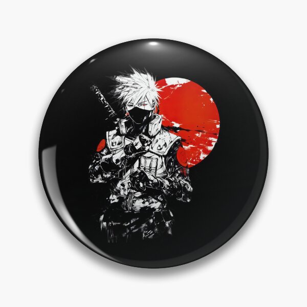 Artikelvorschau, Kakashi Hatake Blood Moon Ninja Tuschezeichnung entworfen und verkauft von DmitryGorlov325.