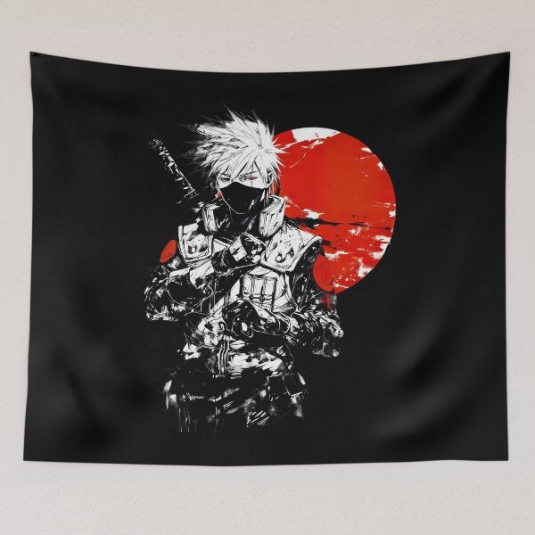 Item preview, Kakashi Hatake Blood Moon Ninja Ink Art designed and sold by DmitryGorlov325.