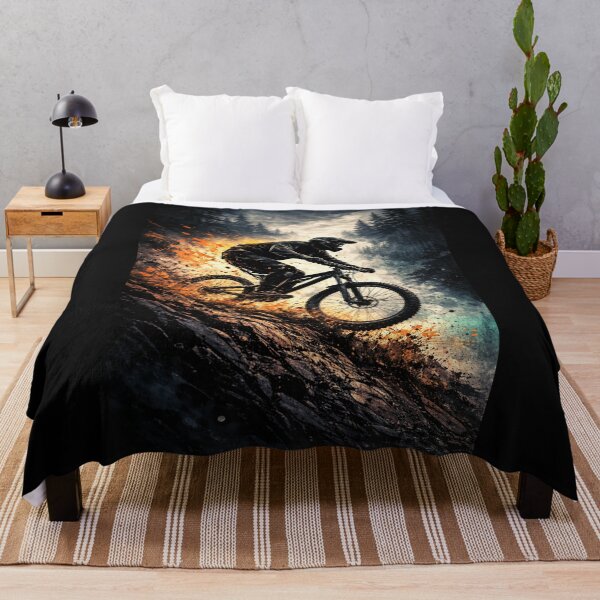 Item preview, Grunge Downhill MTB – Street Art Mountain Biking Design 2026 designed and sold by Fextreme.