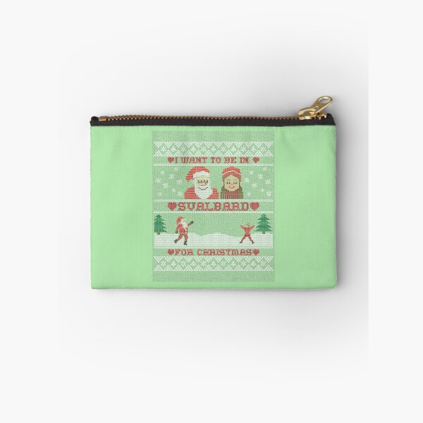 Item preview, Want To Be In Svalbard Norway For Christmas Green Knitting Illustration designed and sold by GraTEEtude.