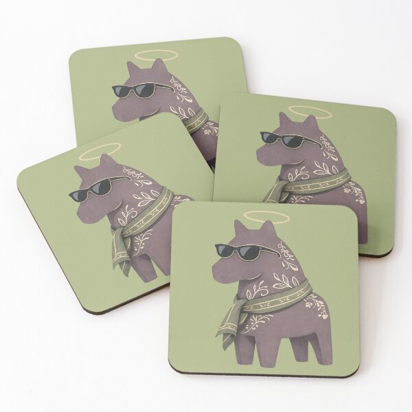 Item preview, Halo Horse – Modern Scandinavian Dala Horse Illustration designed and sold by ScanMood.