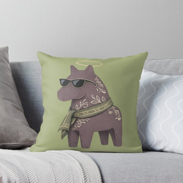 Item preview, Halo Horse – Modern Scandinavian Dala Horse Illustration designed and sold by ScanMood.
