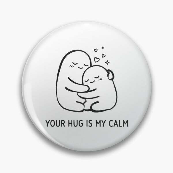 Item preview, Your Hug Is My Calm Cute Hugging Couple Art designed and sold by NoteworApparel.