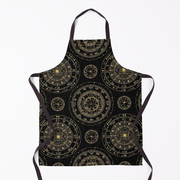Item preview, Zodiac Wheel Night Pattern designed and sold by Kaleidoscope Print.