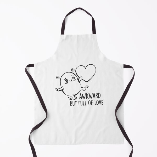 Item preview, Awkward But Full Of Love Clumsy Romantic Doodle designed and sold by NoteworApparel.