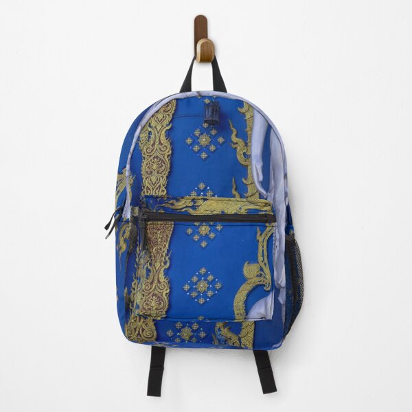 Item preview, Buddha statue in blue temple designed and sold by pietrofoto.