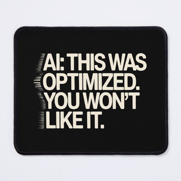 Item preview, AI Optimized You Won't Like It Funny Tech Sarcasm Art designed and sold by SplashTastic.