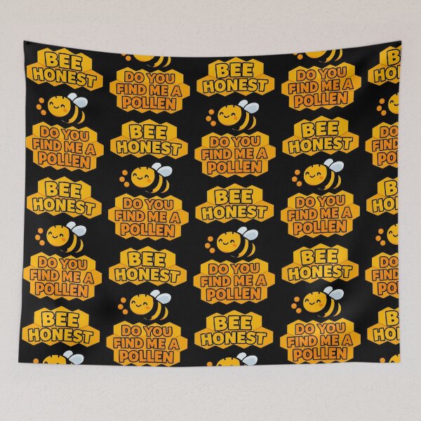 Item preview, Bee Honest Do You Find Me a Pollen Funny Bee Pun Design designed and sold by TeeTimeTreasure.