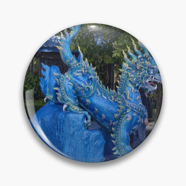 Item preview, Singh, lion, naga, blue, temple, thailand designed and sold by pietrofoto.