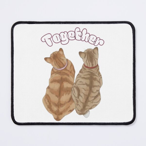 Item preview, Together Forever Orange Tabby Cats designed and sold by TheCoolCrowd.