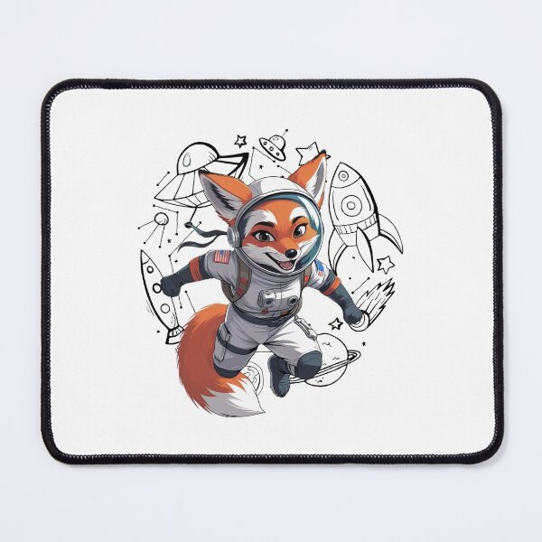 Item preview, Astronaut Fox Ready for Launch designed and sold by yuki-hana.