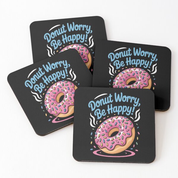 Item preview, Sweeten Your Day Donut Worry Be Happy Foodie Joy designed and sold by StuffNestie.