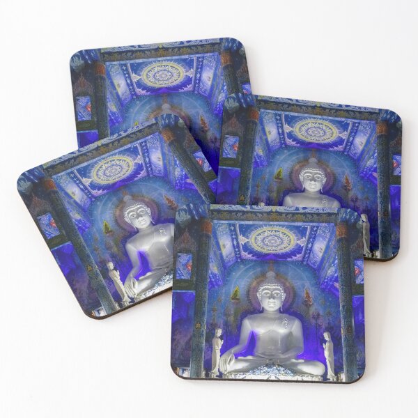 Item preview, White Buddha statue in Wat Rong Suea Ten designed and sold by pietrofoto.