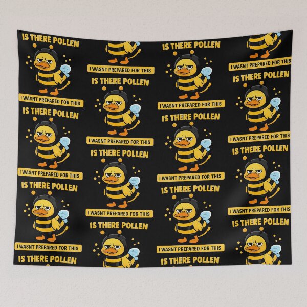 Item preview, Is There Pollen I Wasnt Prepared For This Funny Bee Duck Design designed and sold by TeeTimeTreasure.