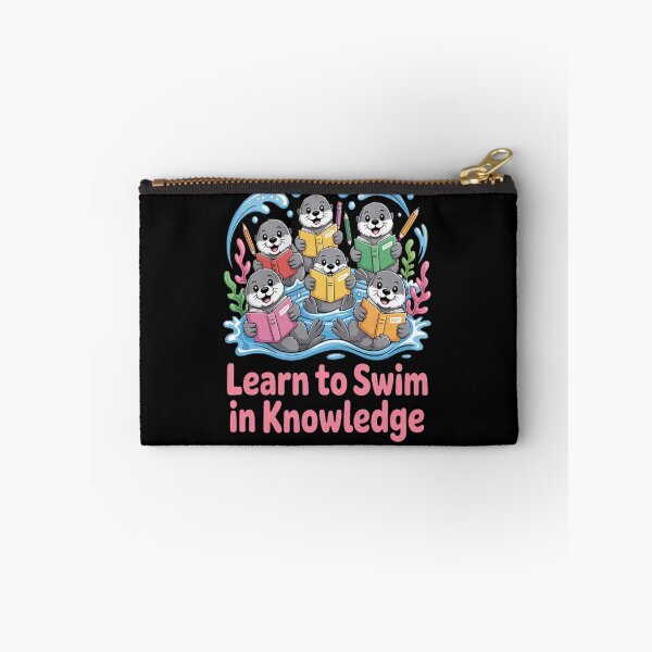 Item preview, Swim In Knowledge Float With Learning Otters Book Lover designed and sold by StuffNestie.
