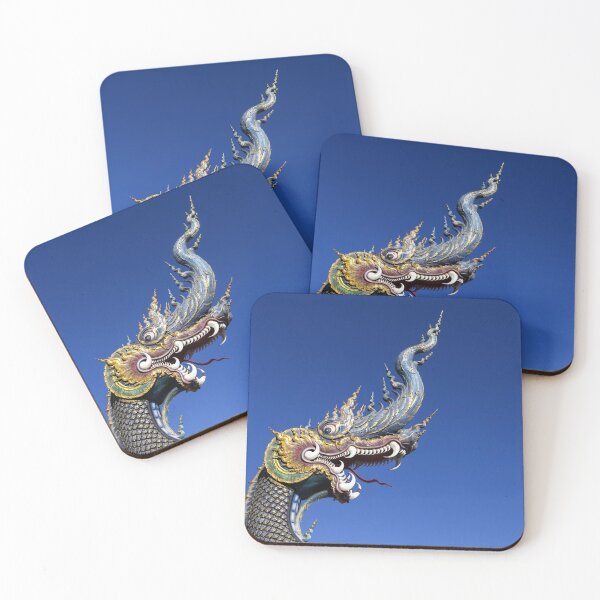 Item preview, Naga in blue temple in Thailand designed and sold by pietrofoto.