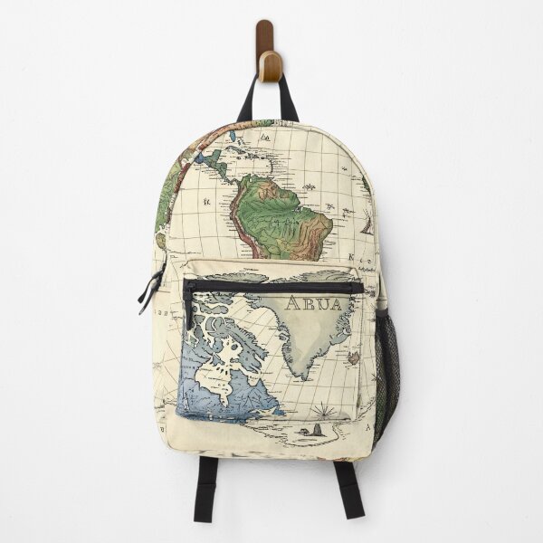 Item preview, Antique World Map Illustration designed and sold by Kaleidoscope Print.