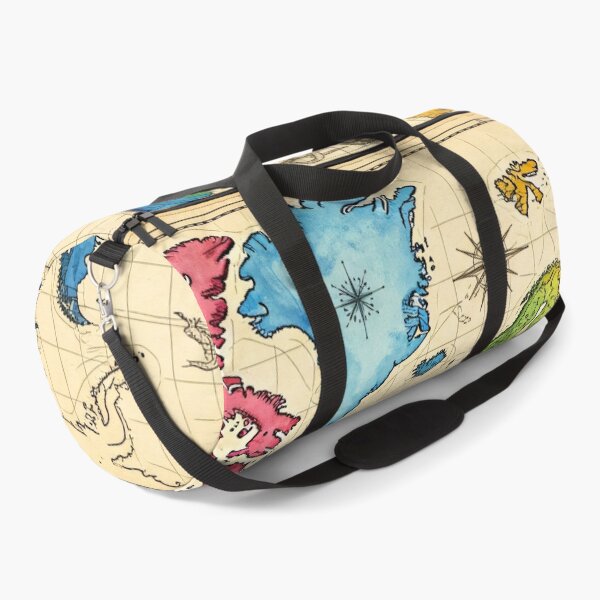 Item preview, Colorful Vintage World Map designed and sold by Kaleidoscope Print.
