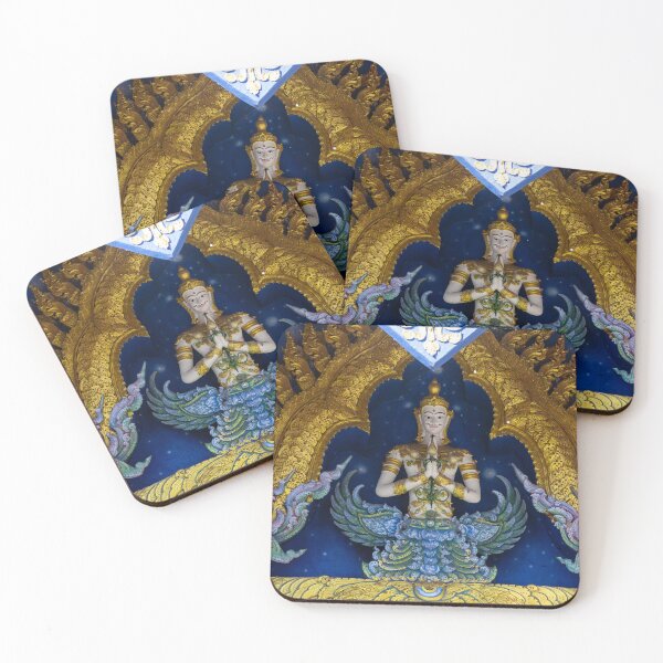 Item preview, Buddha statue in Blue Temple designed and sold by pietrofoto.