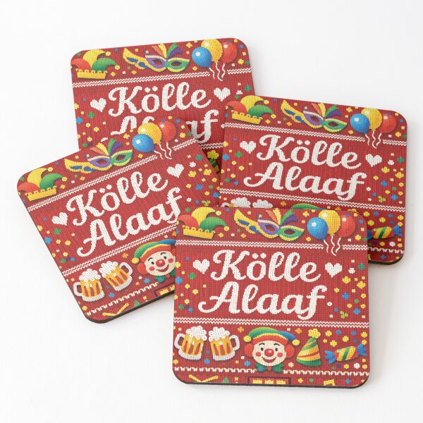 Item preview, Cologne Alaaf Carnival Ugly Sweater Design designed and sold by Mauswohn.