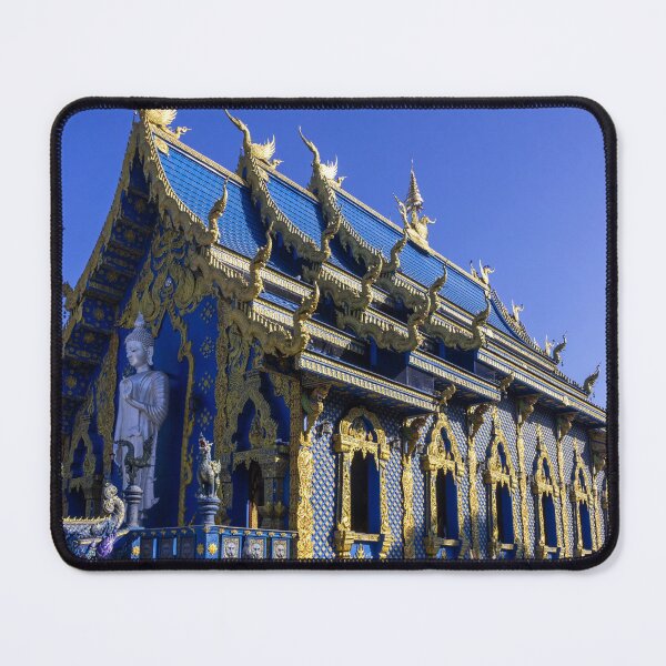 Item preview, The blue temple of Wat Rong Suea Ten designed and sold by pietrofoto.