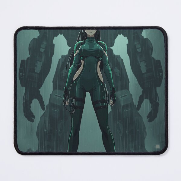 Item preview, Cyberpunk Sentinel Anime Pilot Standing Before a Giant Mech designed and sold by Element Horizon Studio.