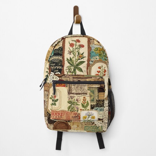 Item preview, Vintage Botanical Ephemera Collage designed and sold by Kaleidoscope Print.