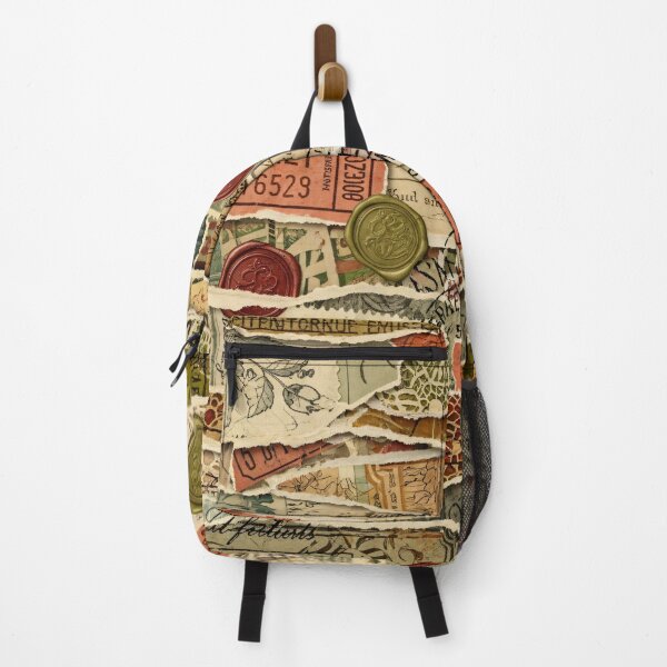 Item preview, Vintage Ticket Stamp Collage designed and sold by Kaleidoscope Print.