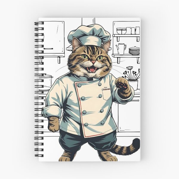 Item preview, Chef Cat Cartoon designed and sold by yuki-hana.