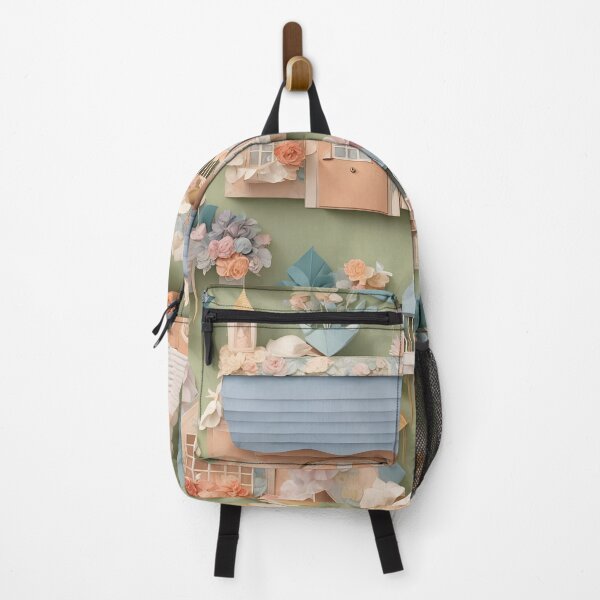 Item preview, Origami Art - Soft Hues of a Quiet Village designed and sold by ArtfulFolds.