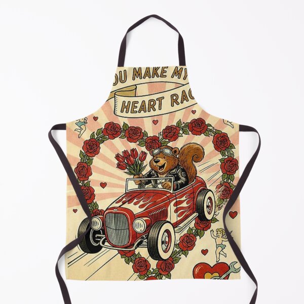 Item preview, You Make My Heart Race: Retro Hot Rod Valentine designed and sold by Art's Diner.