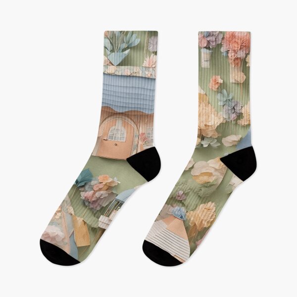 Item preview, Origami Art - Soft Hues of a Quiet Village designed and sold by ArtfulFolds.