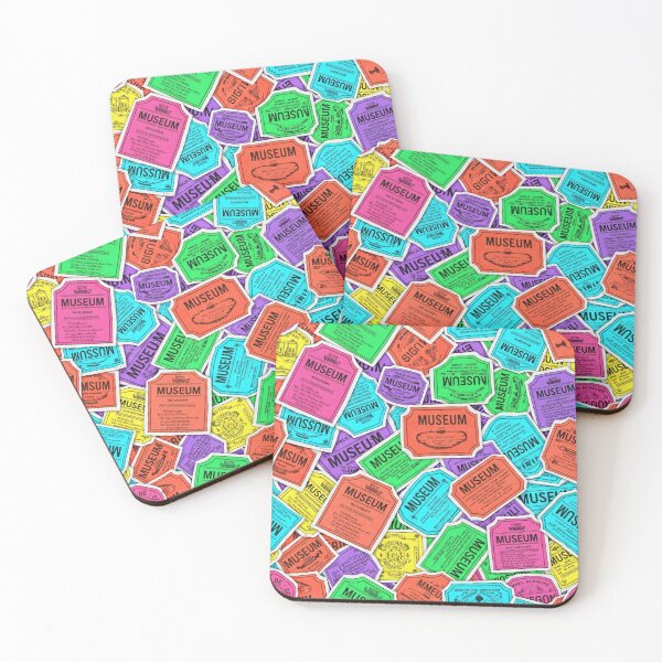 Item preview, Museum Ticket Pop Collage designed and sold by Kaleidoscope Print.