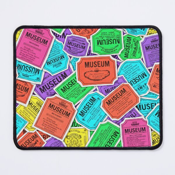 Item preview, Museum Ticket Pop Collage designed and sold by Kaleidoscope Print.