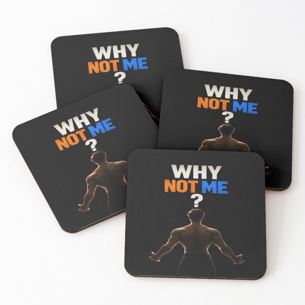 Item preview, Why Not Me? – Bold Gym Motivation Quote Design designed and sold by The Rare Label.