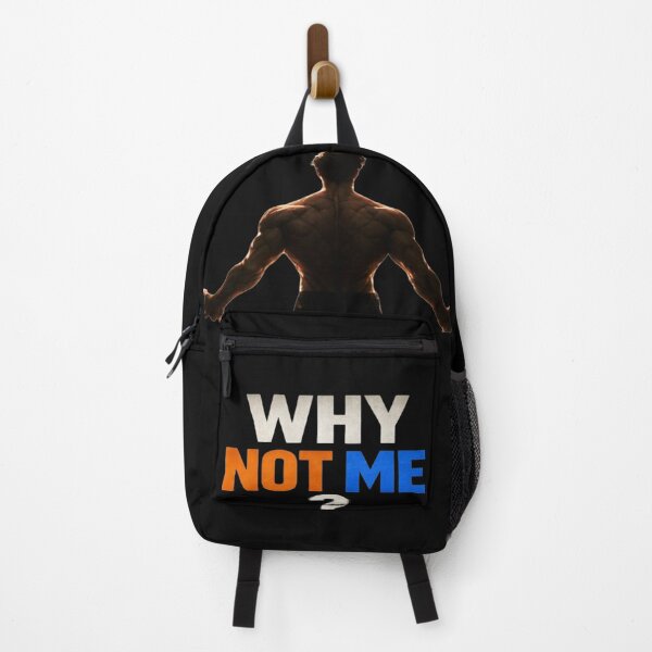 Item preview, Why Not Me? – Bold Gym Motivation Quote Design designed and sold by The Rare Label.